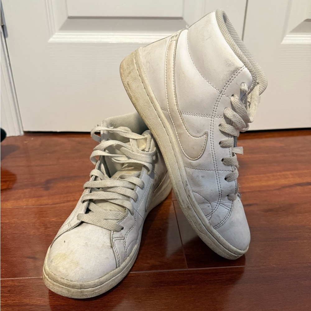 Nike White High-Top Sneakers